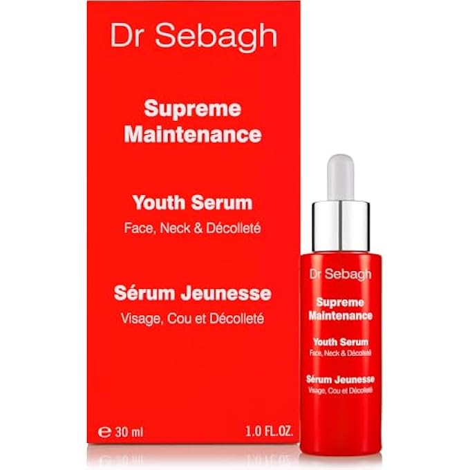 Dr. Sebagh SUPRME MAINTENANCE YOUTH SERUM - REJUVENATING FORMULA | HIGH CONCENTRATION ACTIVES | ANTIOXIDANT-RICH ANTI-AGING SERUM FOR FACE, NECK & DCOLLET - 30 ML - Image 1